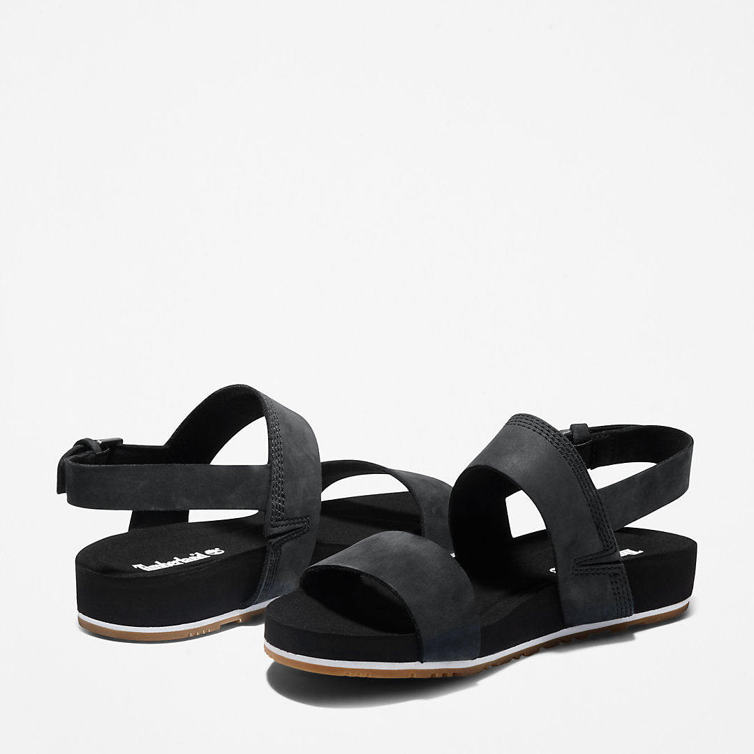 Timberland Womens Malibu Waves Sandal for Women in Black