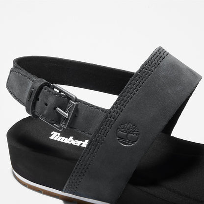 Timberland Womens Malibu Waves Sandal for Women in Black