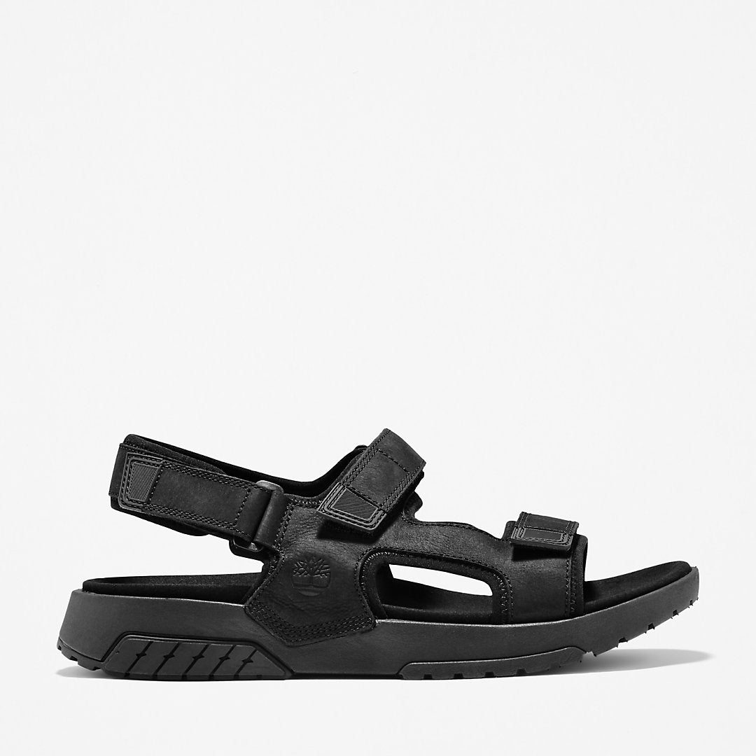 Timberland Mens Anchor Watch Backstrap Sandal for Men in Black