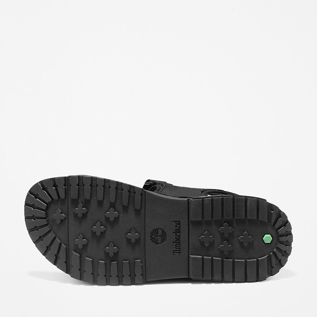 Timberland Mens Anchor Watch Backstrap Sandal for Men in Black