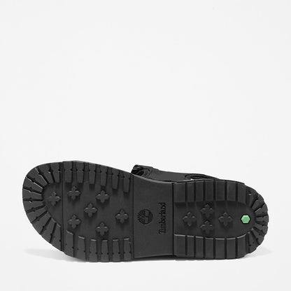 Timberland Mens Anchor Watch Backstrap Sandal for Men in Black