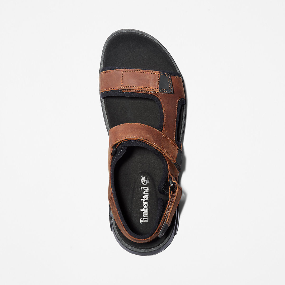 Timberland Mens Anchor Watch Backstrap Sandal for Men in Brown