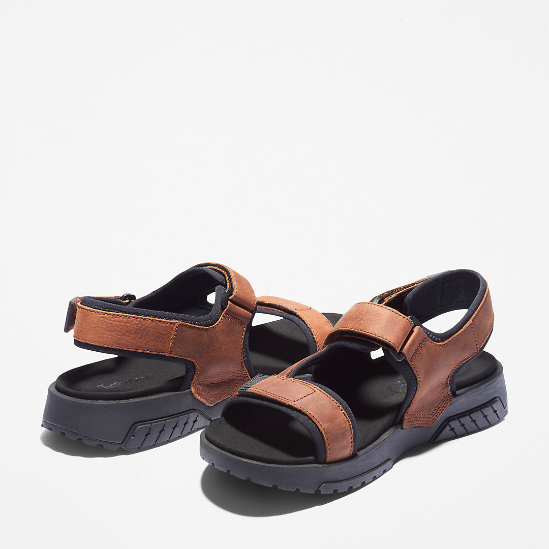 Timberland Mens Anchor Watch Backstrap Sandal for Men in Brown