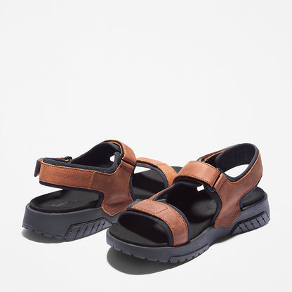 Timberland Mens Anchor Watch Backstrap Sandal for Men in Brown
