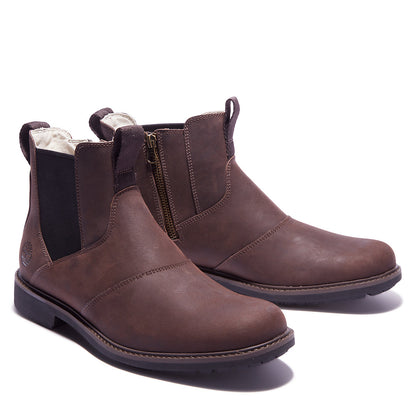 Timberland Mens Stormbucks Chelsea Boot for Men in Dark Brown
