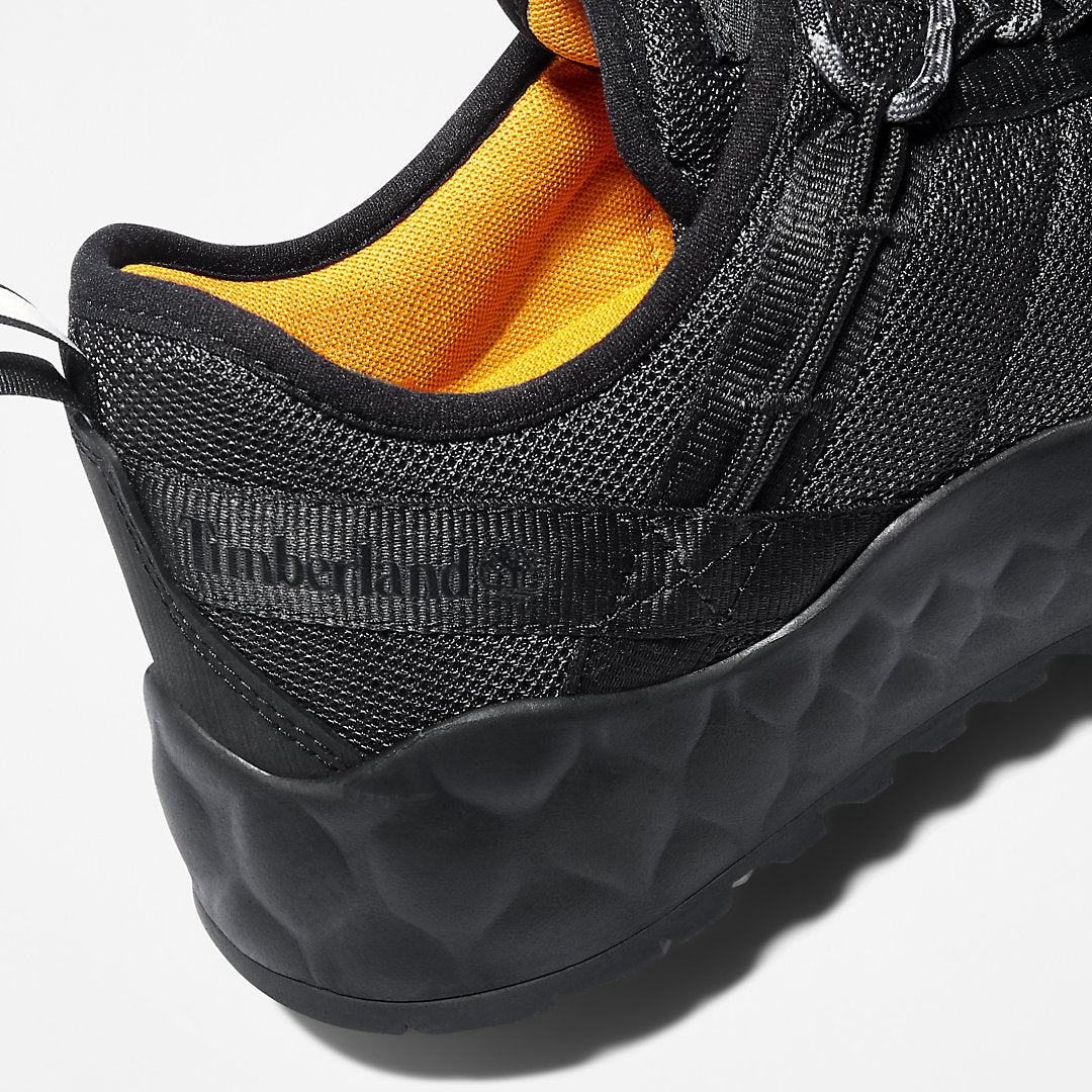 Timberland Mens Solar Wave Mesh Sneaker for Men in Monochrome Black