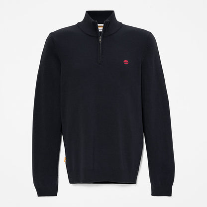 Timberland Mens Cohas Brook Zip-neck Sweater for Men in Navy