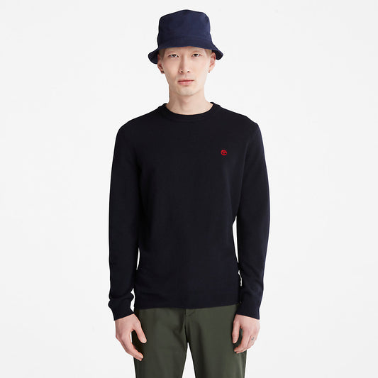 Timberland Mens Cohas Brook Crewneck Sweater for Men in Navy
