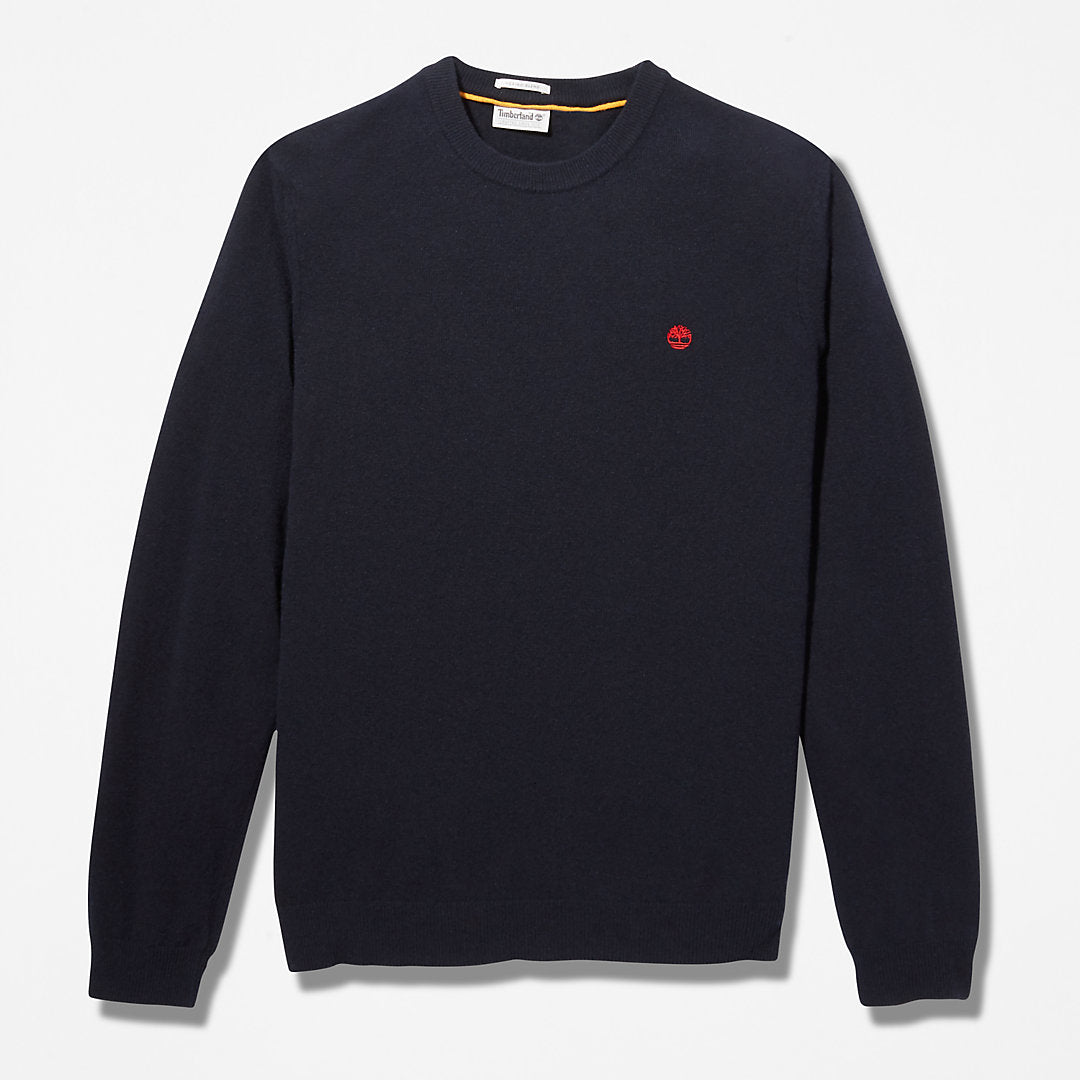 Timberland Mens Cohas Brook Crewneck Sweater for Men in Navy