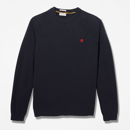 Timberland Mens Cohas Brook Crewneck Sweater for Men in Navy