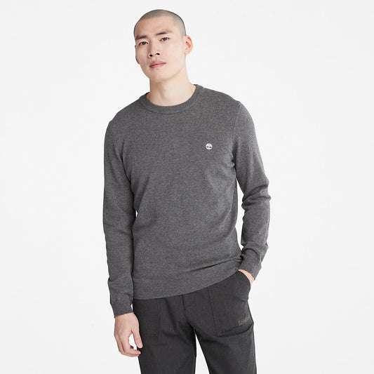 Timberland Mens Cohas Brook Crewneck Sweater for Men in Grey