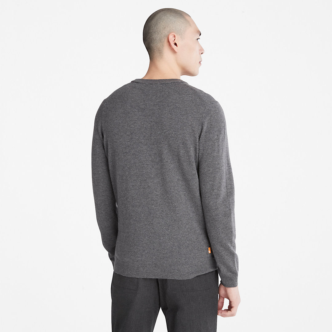 Timberland Mens Cohas Brook Crewneck Sweater for Men in Grey