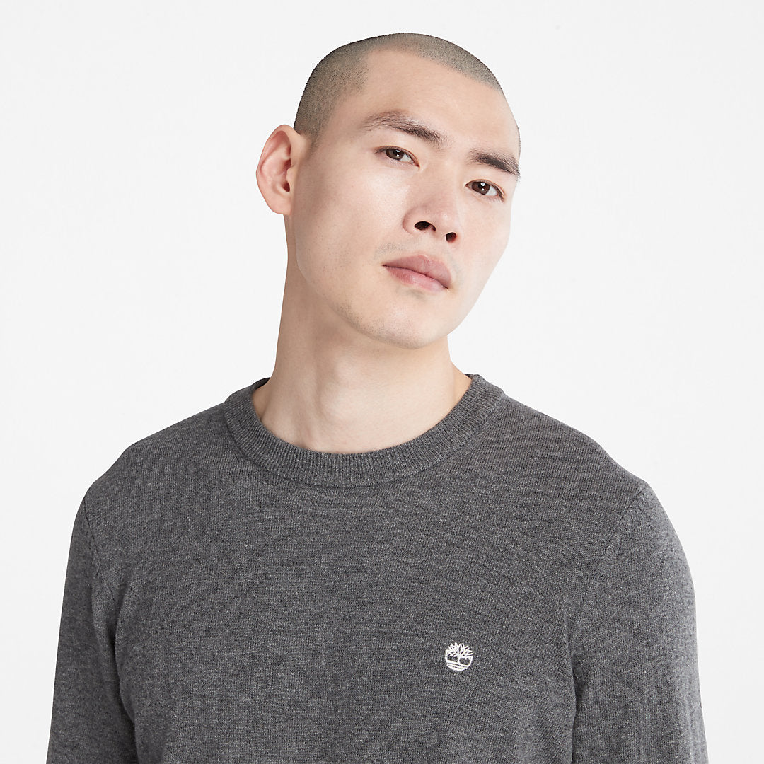 Timberland Mens Cohas Brook Crewneck Sweater for Men in Grey