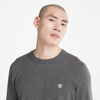 Timberland Mens Cohas Brook Crewneck Sweater for Men in Grey