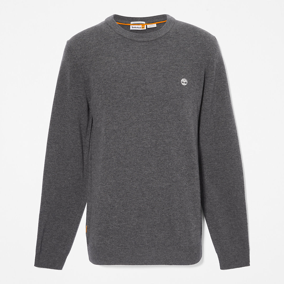 Timberland Mens Cohas Brook Crewneck Sweater for Men in Grey