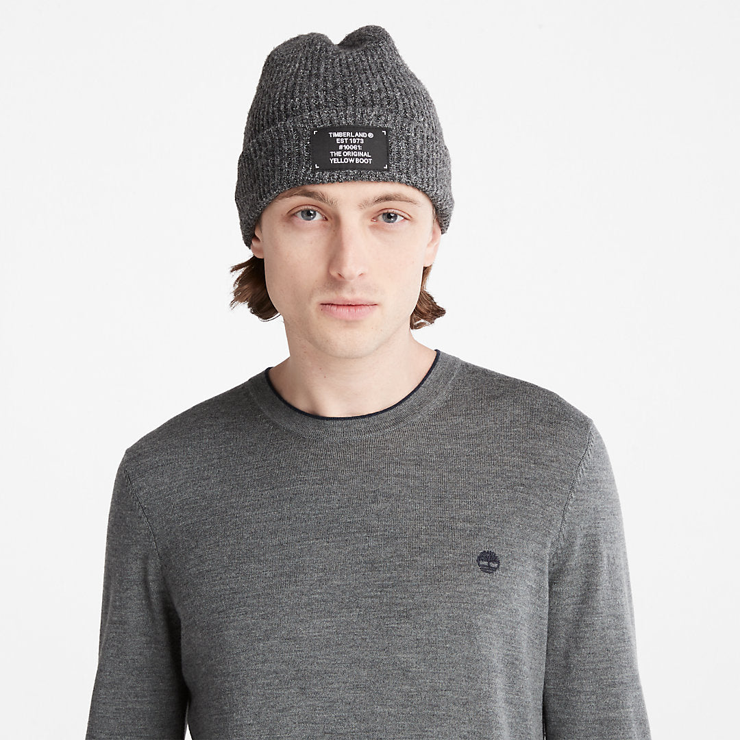 Timberland Mens Nissitissit River Merino Wool Sweater for Men in Grey