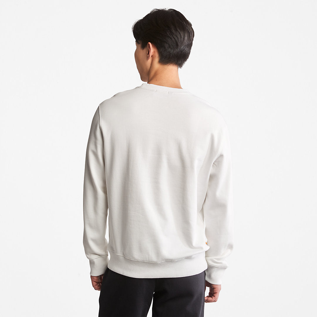 Timberland Mens Core Tree Logo Sweatshirt for Men in White