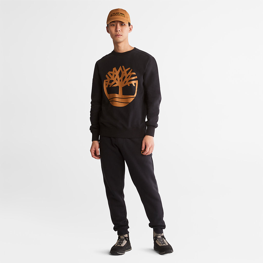Timberland Mens Timberland® Tree-Logo Sweatshirt for Men in Black