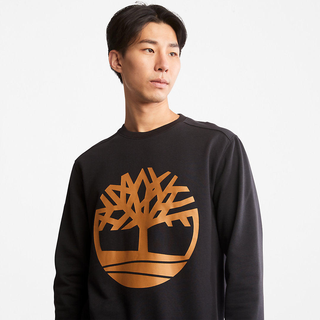 Timberland Mens Timberland® Tree-Logo Sweatshirt for Men in Black