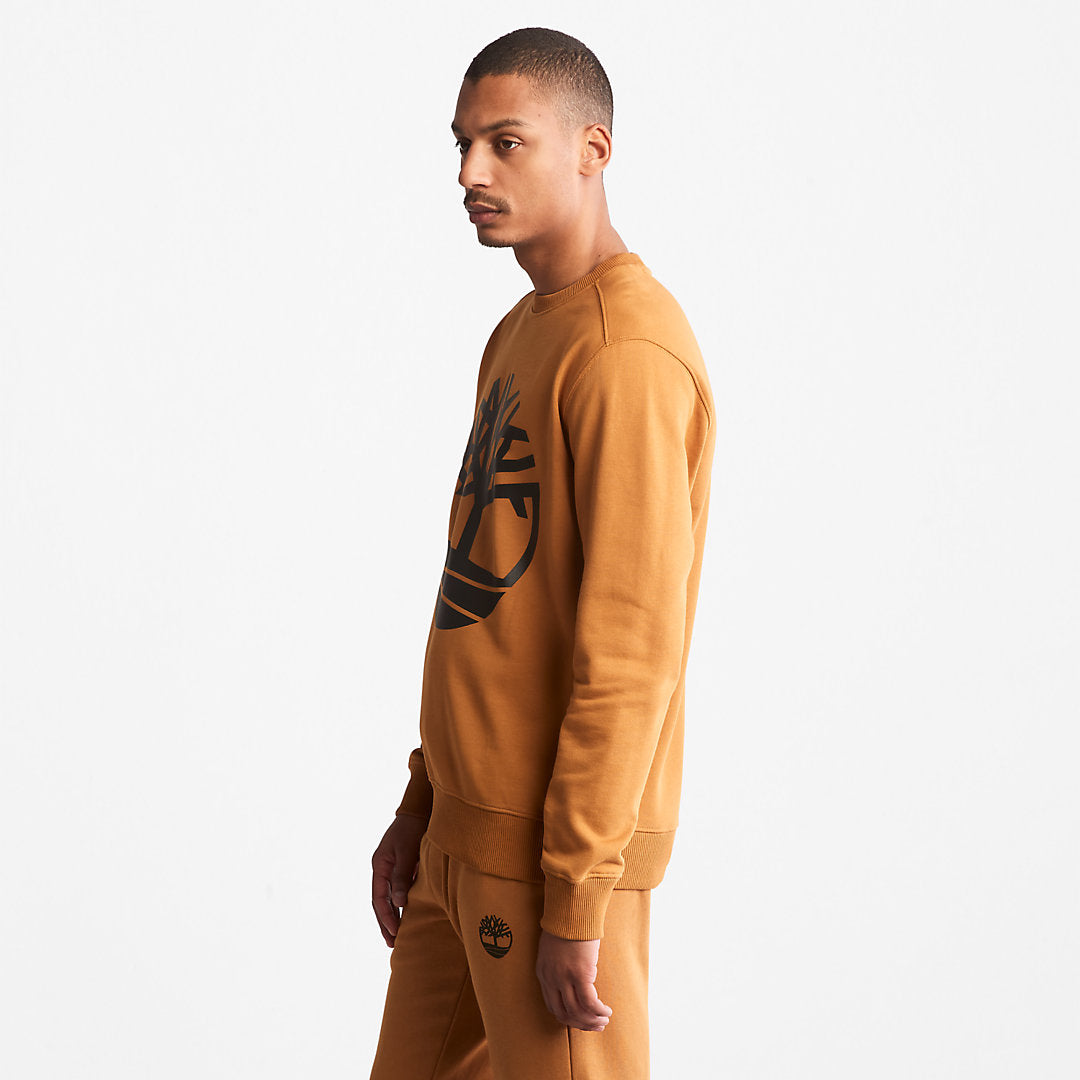 Timberland Mens Core Tree Logo Sweatshirt for Men in Yellow