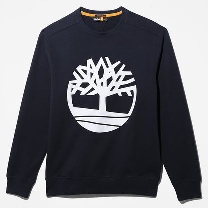 Timberland Mens Core Tree Logo Sweatshirt for Men in Navy