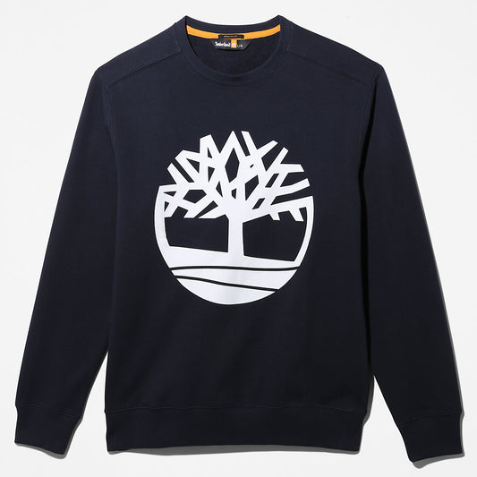 Timberland Mens Core Tree Logo Sweatshirt for Men in Navy