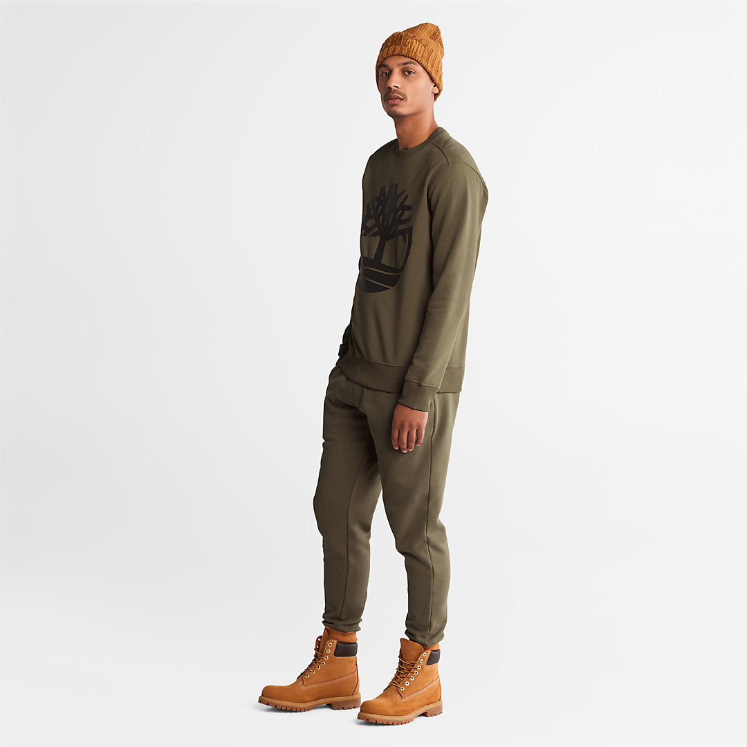 Timberland Mens Timberland® Tree-Logo Sweatshirt for Men in Dark Green
