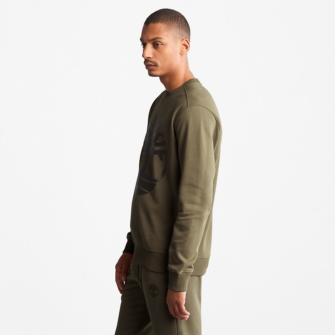 Timberland Mens Timberland® Tree-Logo Sweatshirt for Men in Dark Green