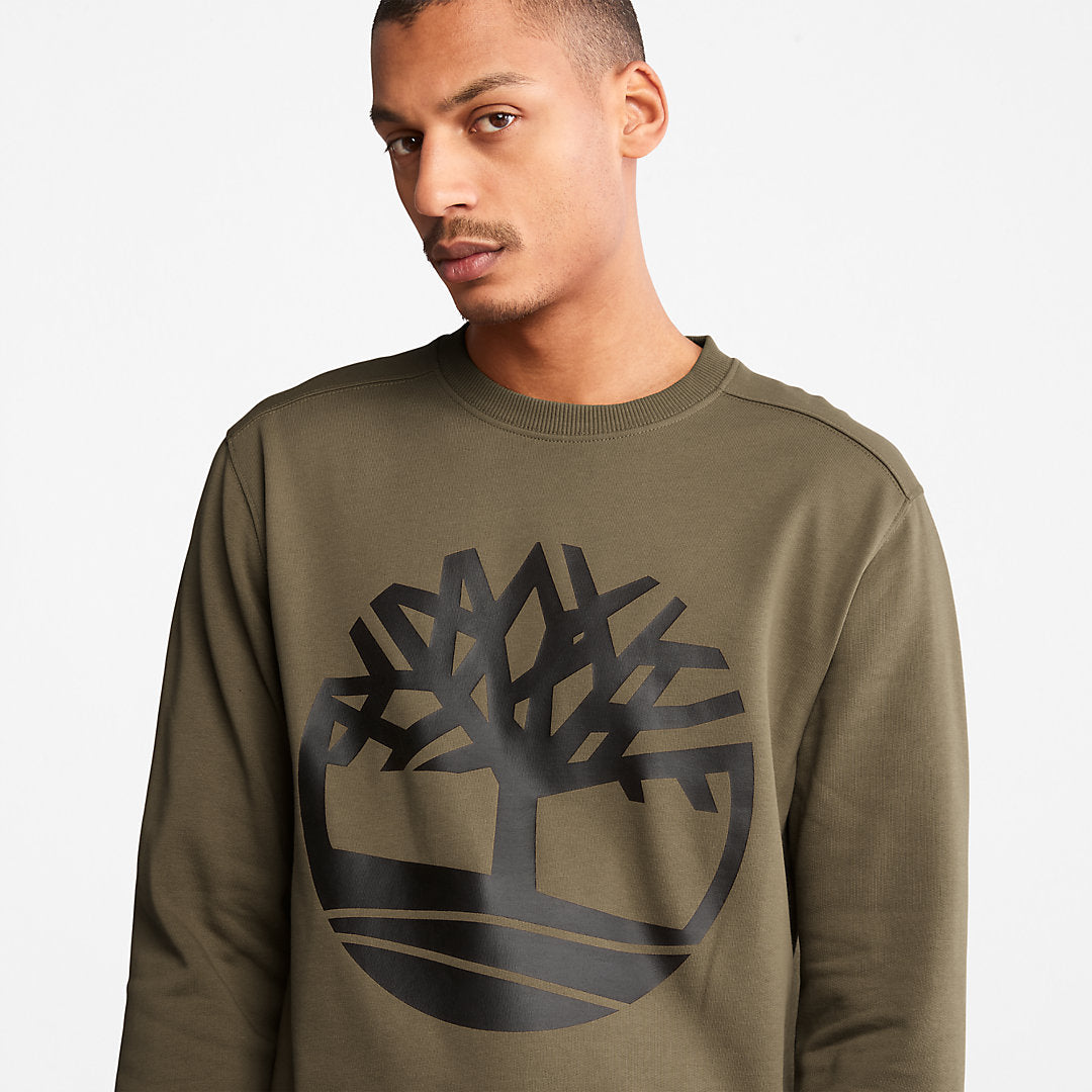 Timberland Mens Timberland® Tree-Logo Sweatshirt for Men in Dark Green