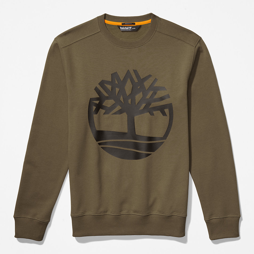 Timberland Mens Timberland® Tree-Logo Sweatshirt for Men in Dark Green