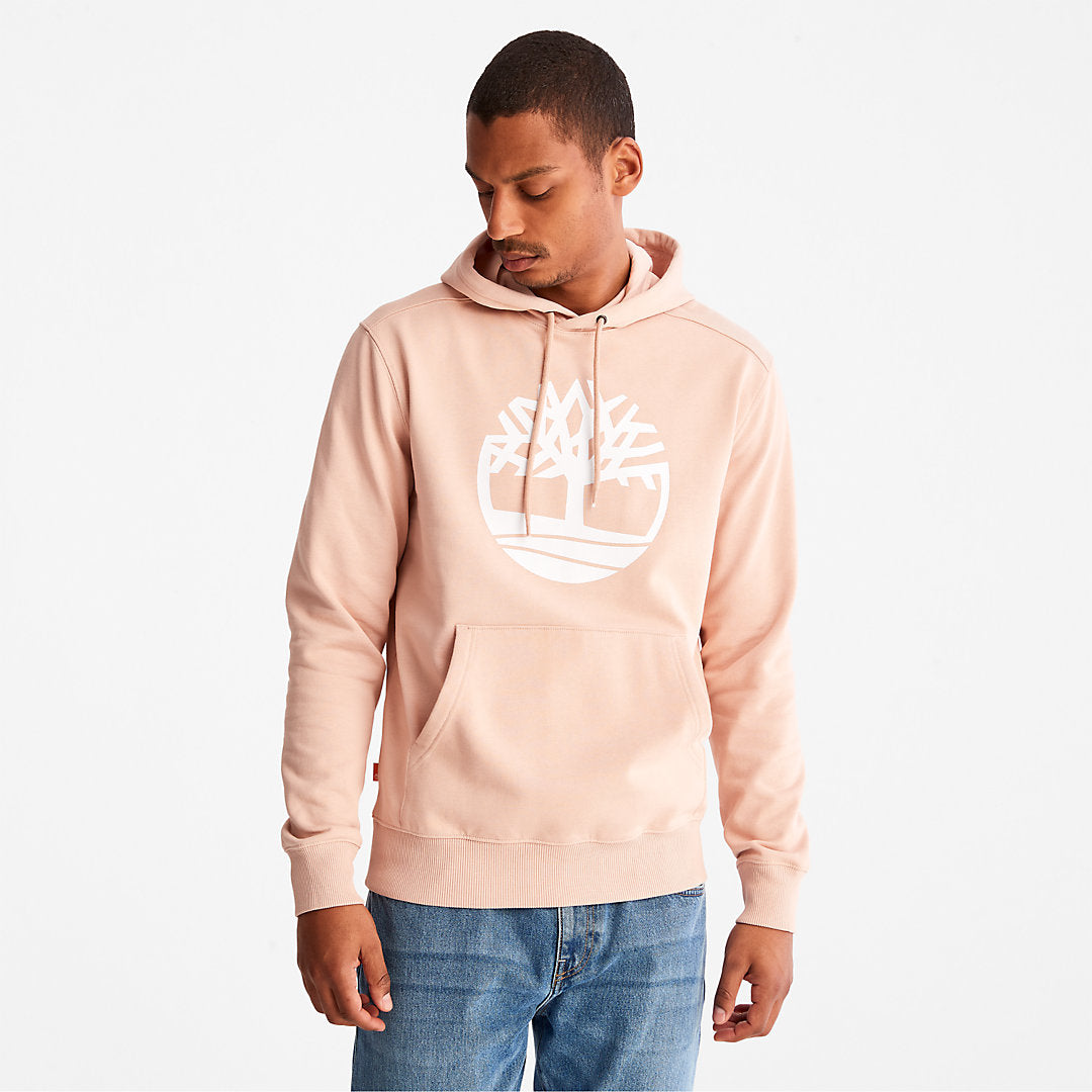 Timberland Mens Timberland® Tree-Logo Hoodie for Men in Pink