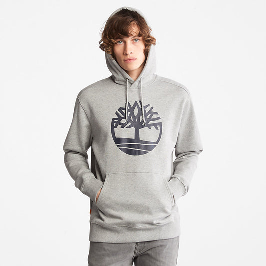 Timberland Mens Core Tree Logo Hoodie for Men in Grey