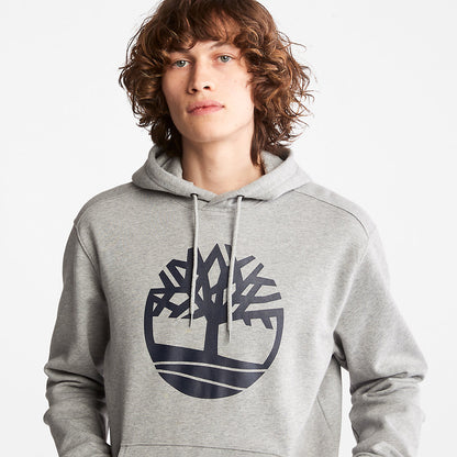 Timberland Mens Core Tree Logo Hoodie for Men in Grey