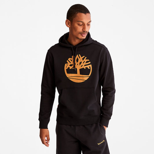 Timberland Mens Timberland® Tree-Logo Hoodie for Men in Black