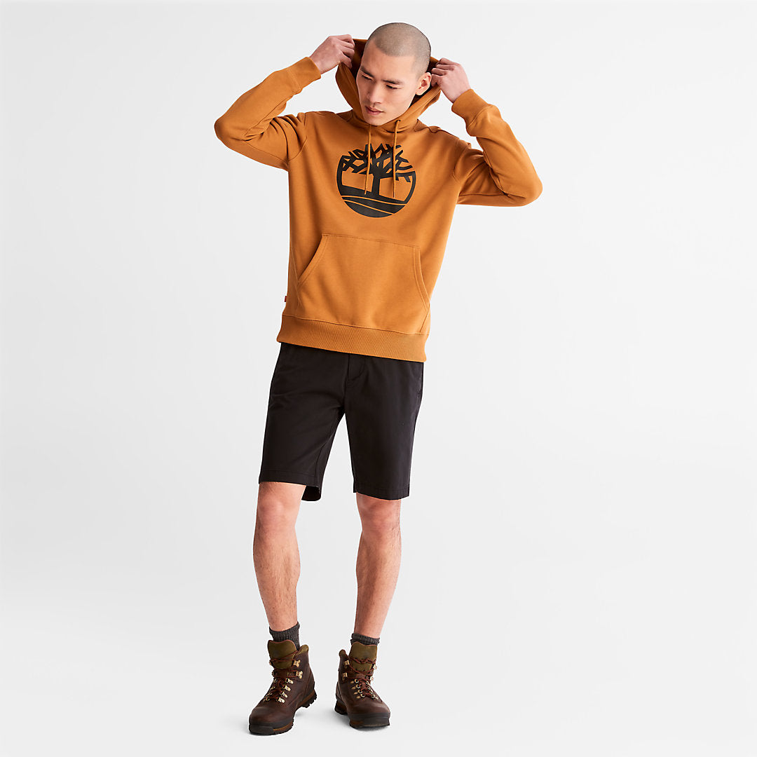 Timberland Mens Core Tree Logo Hoodie for Men in Yellow