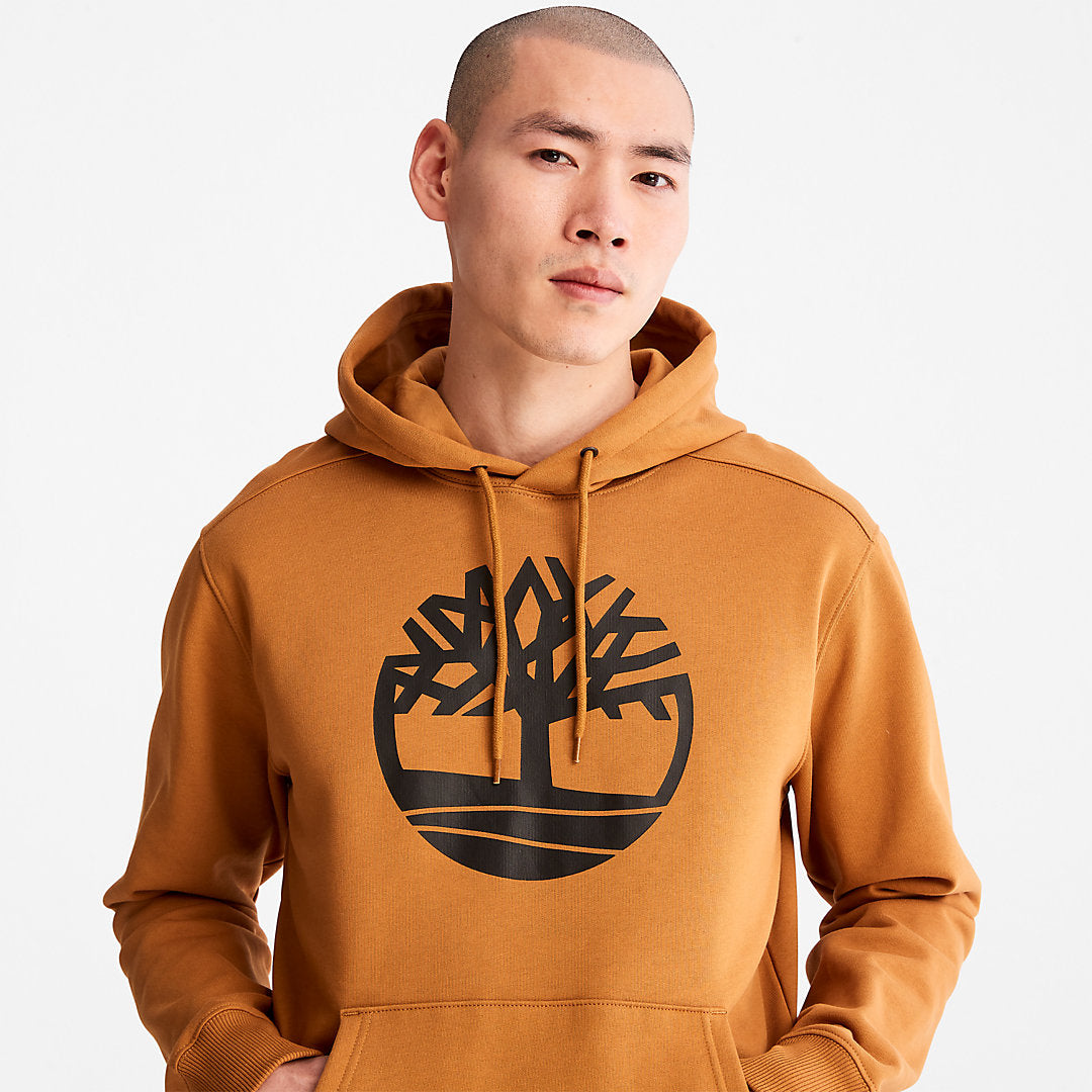 Timberland Mens Core Tree Logo Hoodie for Men in Yellow