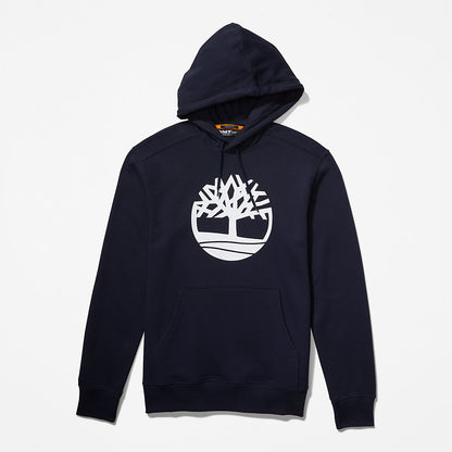 Timberland Mens Core Tree Logo Hoodie for Men in Navy