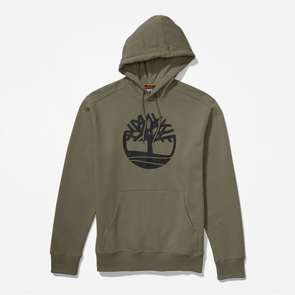 Timberland Mens Timberland® Tree-Logo Hoodie for Men in Dark Green