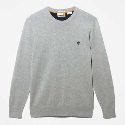 Timberland Mens Williams River Organic Cotton Sweater for Men in Grey