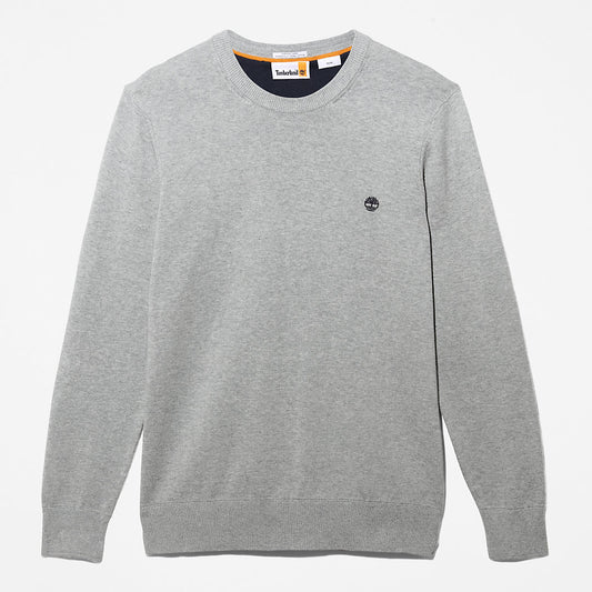 Timberland Mens Williams River Organic Cotton Sweater for Men in Grey