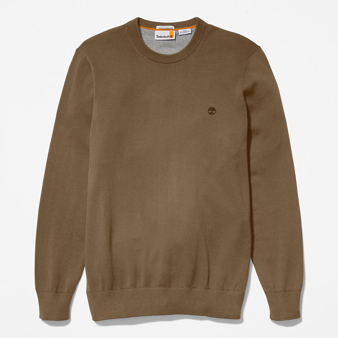 Timberland Mens Williams River Organic Cotton Sweater for Men in Dark Green