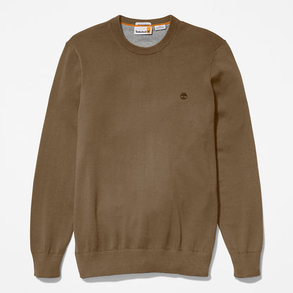 Timberland Mens Williams River Organic Cotton Sweater for Men in Dark Green