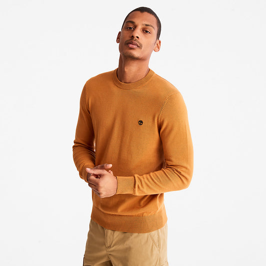 Timberland Mens Williams River Organic Cotton Sweater for Men in Yellow