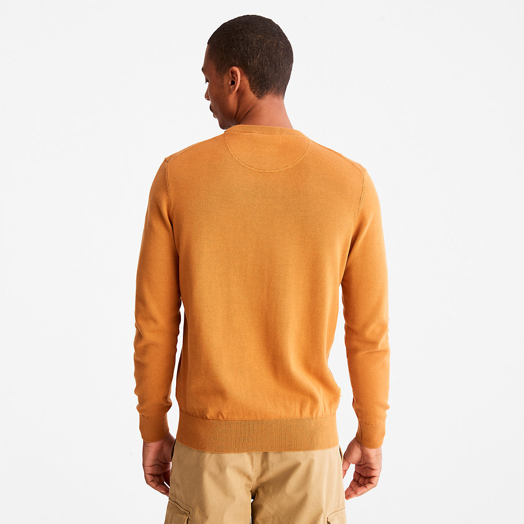 Timberland Mens Williams River Organic Cotton Sweater for Men in Yellow