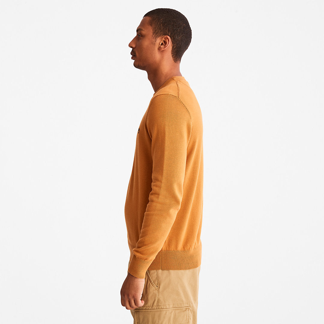 Timberland Mens Williams River Organic Cotton Sweater for Men in Yellow