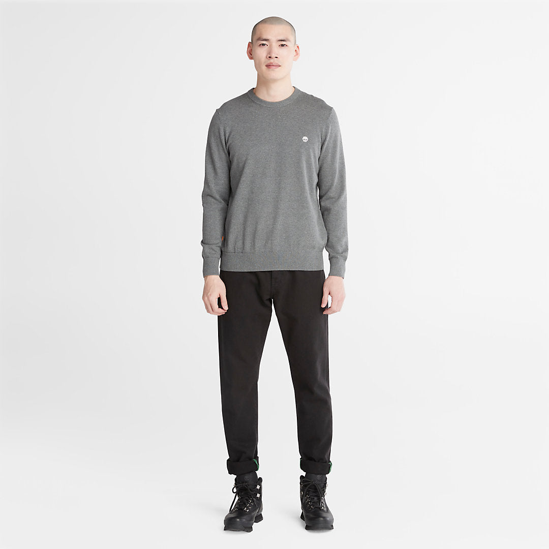 Timberland Mens Williams River Sweater for Men in Dark Grey