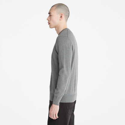 Timberland Mens Williams River Sweater for Men in Dark Grey