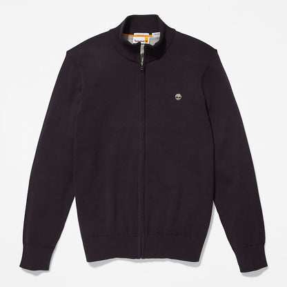 Timberland Mens Williams River Full-Zip Sweater for Men in Black