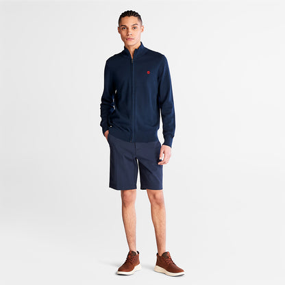Timberland Mens Williams River Full-Zip Sweater for Men in Navy