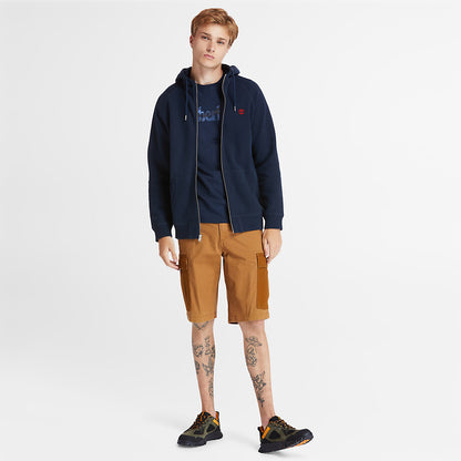 Timberland Mens Exeter River Zip Hoodie for Men in Navy